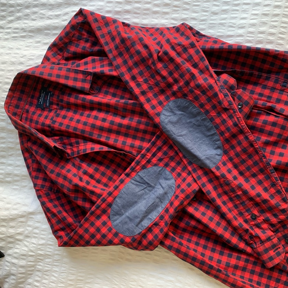 Zara plaid mans button up NWOT